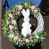 New Garland Door Hanging Decoration Spring Bunny Egg Butterfly Garland Home Garden Easter Party Decoration Garland