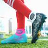 Football Shoes Men's Broken Nails High Top Adult Student Long Nails Youth Artificial Grass Training Shoes