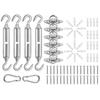 Heavy-Duty Stainless Steel Hammock Chair Hanging Kit with Load-Bearing Spring Hook for Swing, Sandbag, and Yoga Suspension