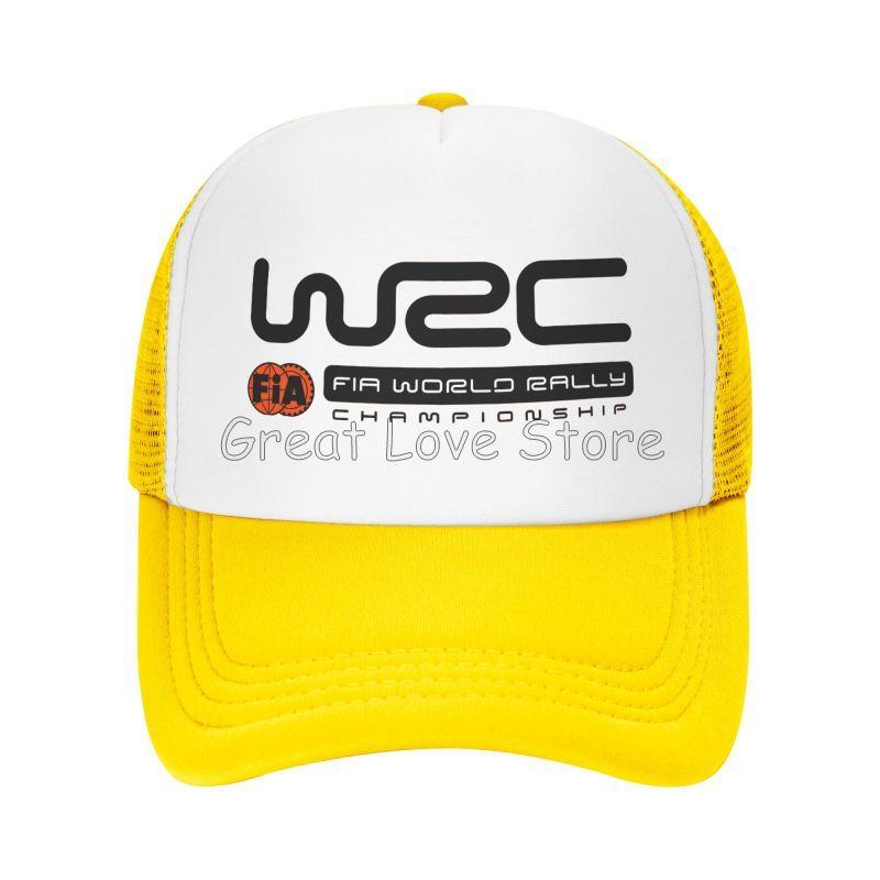 WRC World Rally Championship Mesh Baseball Cap Outdoor Sports Rally Car Racing Snapback Hat Summer Breathable Sun Visor Caps