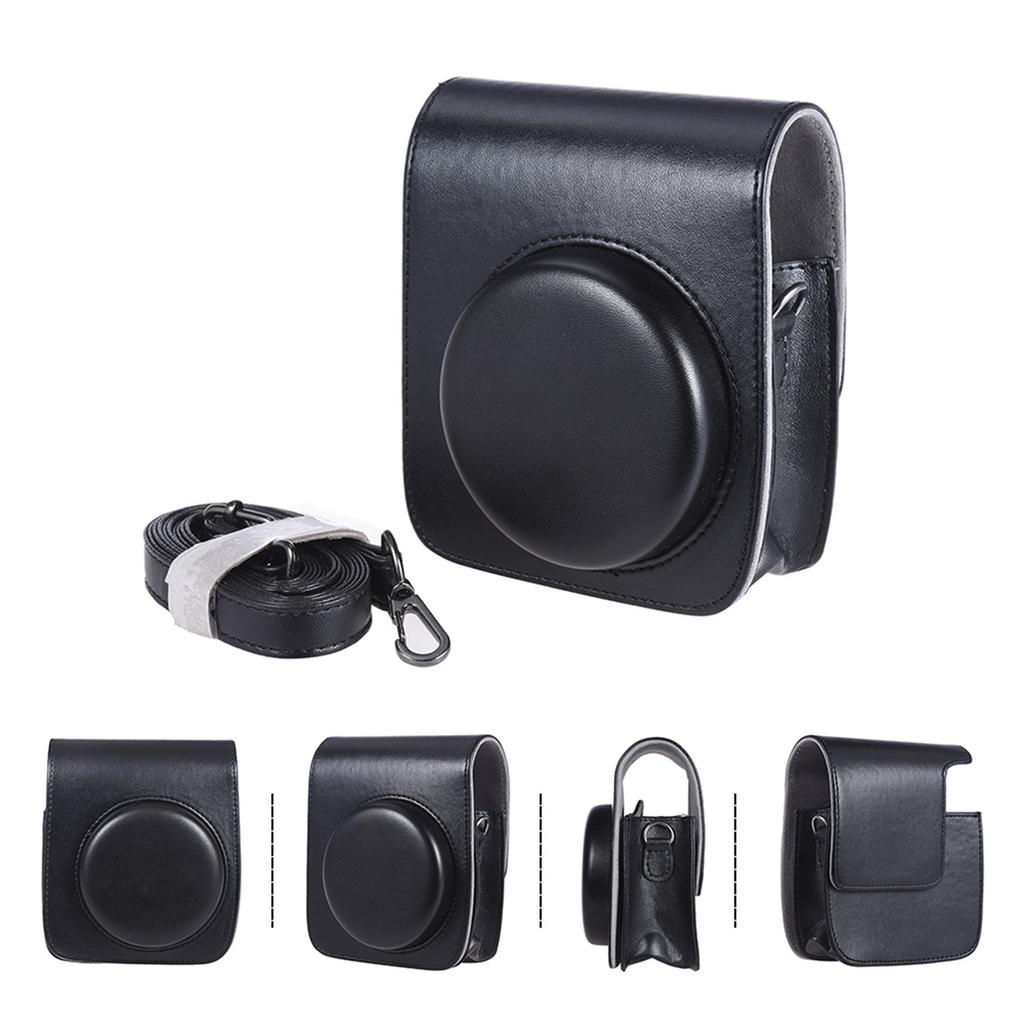 Vintage PU Protective Camera Case Bag Pouch Cover Protector W  Strap for Fujifilm Instax Mini 90 Instant Film Camera