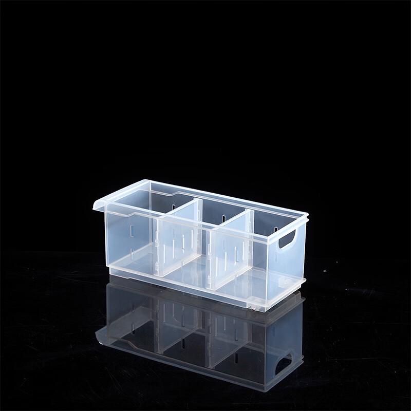 

Transparent Plastic Refrigerator Storage Box with Dividers