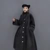 Xitao Winter Neue Parka Schwarz Pailletten Lose A-LINE Spleißen Mode Stehen Kragen Frauen Große Größe Warm Halten Parka Mantel LL1026