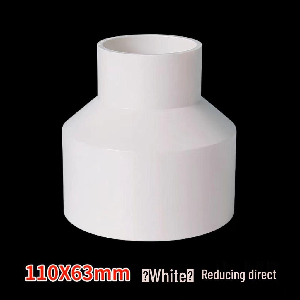 Acoplamiento Recto Reductor de PVC 1/2" a 3/4" Conector de Accesorio para Tubo de Plástico