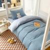 Three-piece Set of Bunk Beds Cartoon Print Bed Sheet Single Bedding Quilt Cover