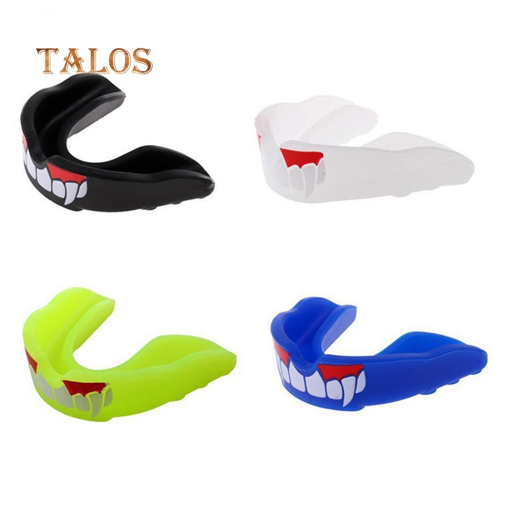 Клык Капа Десна Щит Муай Тай Бокс Футбол Баскетбол Защита зубов Спорт Досуг белый — фото 11