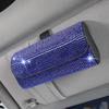 Fashion Bling Car Glasses Case Anti-pressure Hard Shell Eye Glasses Case Rhinestone Sunglasses Case Car Assessoires