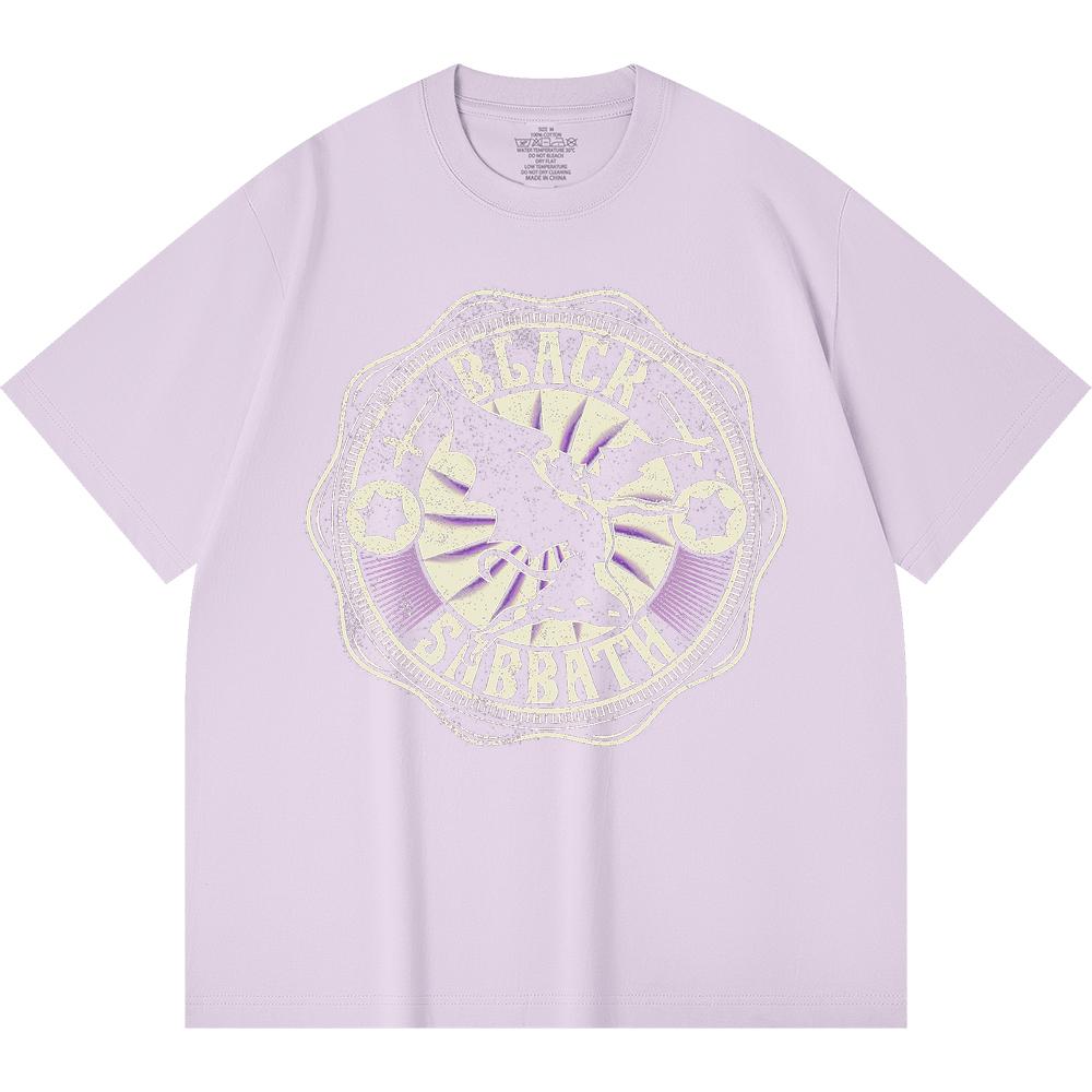 230 Gsm 100% Cotton Heavy Metal T-Shirt  Rock Band Popular Music Print Unisex Heavy Cotton T Shirt