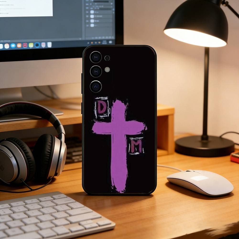 Band D-Depeches M-Modes Phone Case For Samsung S25,S24,S21,S22,S23,S30,Ultra,S20,Plus,Fe,Soft Silicone Black Cover
