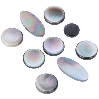 9Pcs Saxophone Button Pad Set Black and White Sax Key Button Musical Instrument Accessories