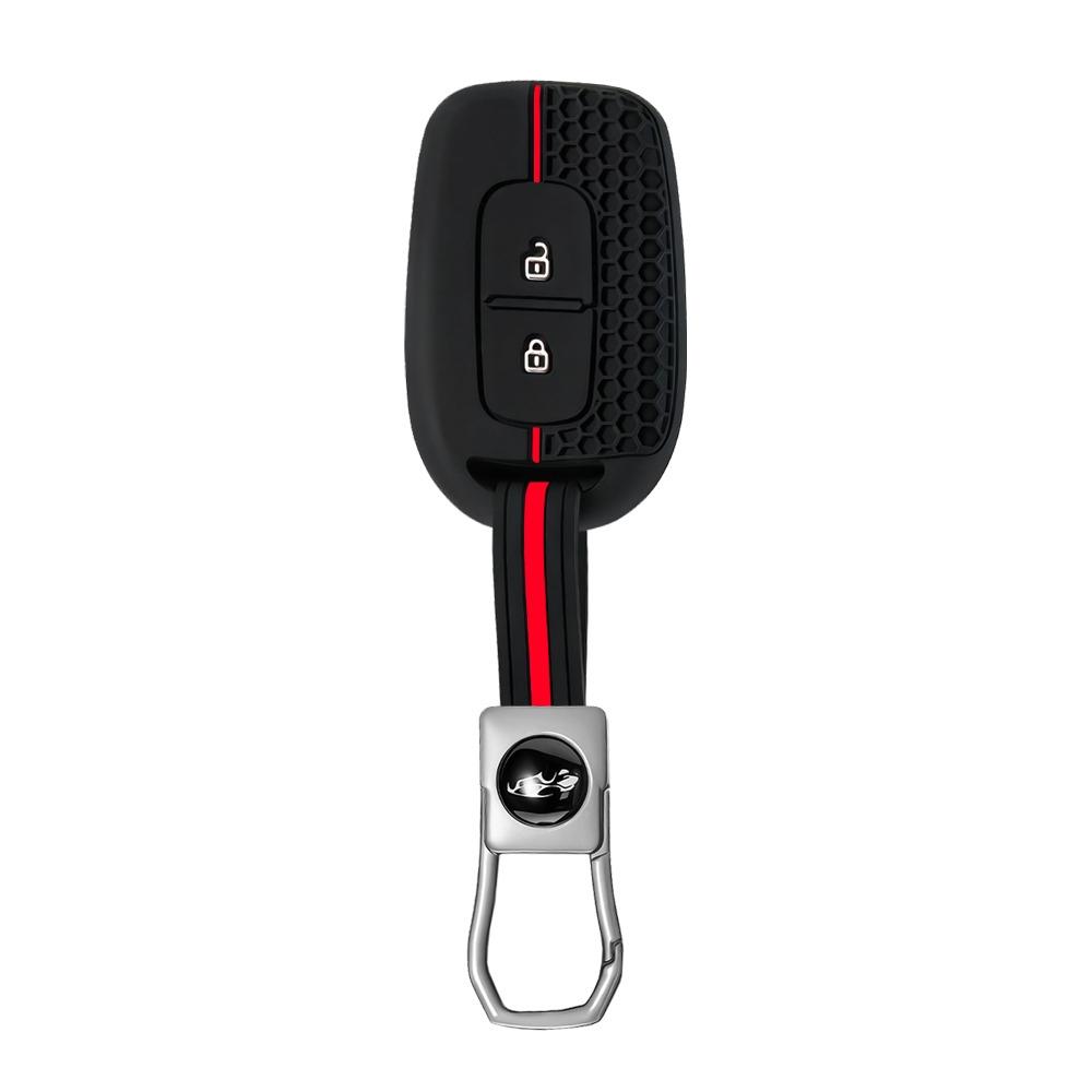 

New Silicone Key Ring Case Cover Shell for Renault Clio Modus Clio Dacia Sandero Logan Duster Dokker 2026 2020 2019 Accessories
