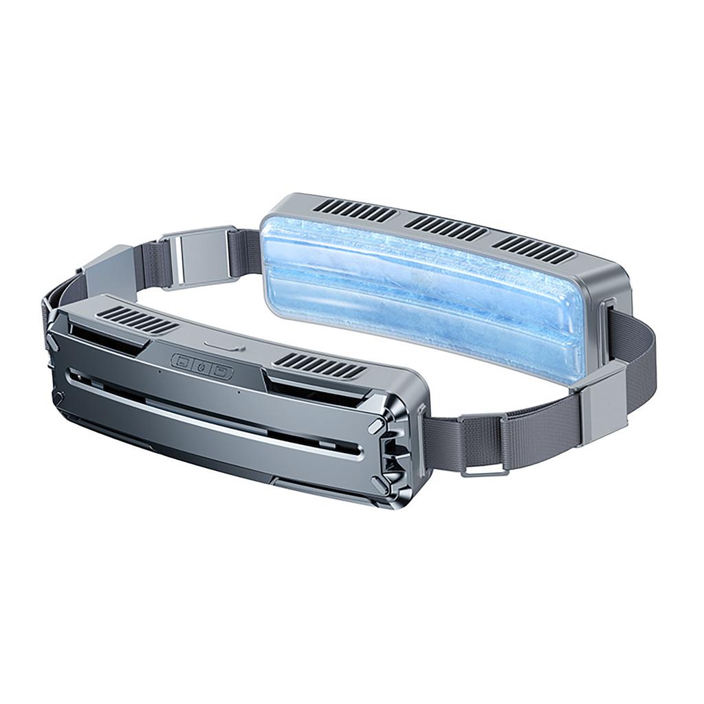 Wearable Waist Fan 3 Speeds Portable Mini USB Belt Fan for Hot Weathers Outdoor Sports