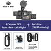 4-Channel 360 Degree Dash Cam For Cars WIFI APP Car DVR FHD 1920*1080P 4 Camera Lens Video Driver Recorder Rear View Camera