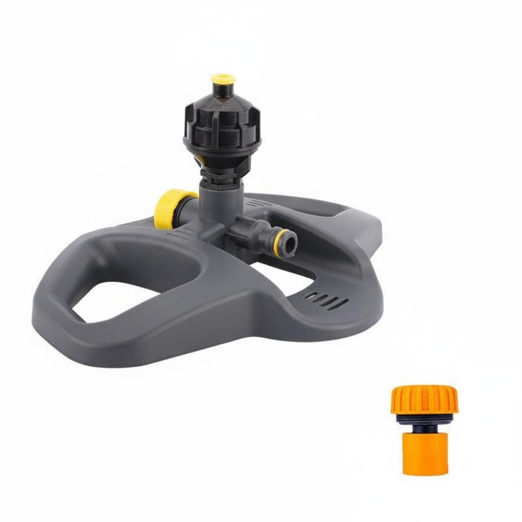 360 Degree Rotating Sprinkler Wide Coverage Automatic Garden Sprinkler Water Spray Spray Head Long-Lasting ABS Plastic Gardening