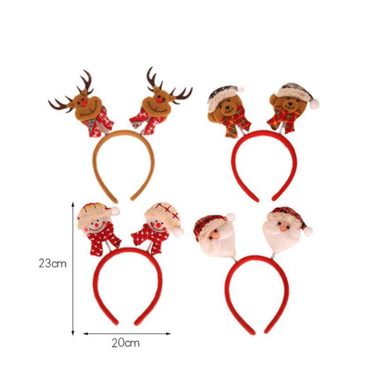 Christmas Headband Reusable Merry Christmas Decoration Comfortable And Not Tight To Wear Fashion Christmas And New Year Gifts