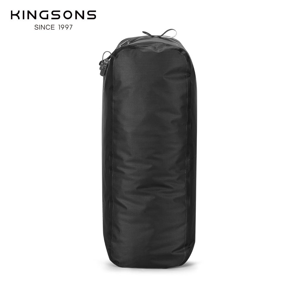 Reisetasche Gepäckorganizer Vakuum-Kompressionsbeutel Kingsons 17L mit Luftpumpe Wiederverwendbar Outdoor Ein-Tasten-Elektrisch Schwarz/Dunkelgrau KP25933