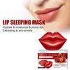 Cherry Jelly Lip Mask Moisturizing Nourishing Smooth Reducing Lip Wrinkles Improve Dryness Remove Dead Skin Exfoliating Lip Care