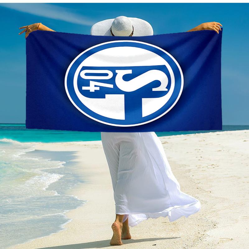 1pc Football Team (48) Beach Towel, Comfortable and Thick, and Swimming/Bath/Picnic/Camping Towel, Suitable for Seaside Beaches