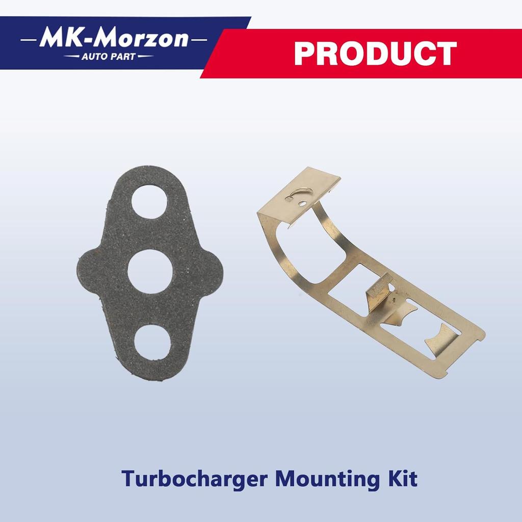 Turbocharger Mounting Kit With Gaskets O-Rings And Bolts Compatible With 6.0L Powerstroke Diesel 2003-2010 Ford,2002-2010 International Trucks