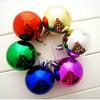 12cm Electroplated Christmas Ball – Bright, Matte, Mirror Finish Plastic Decoration