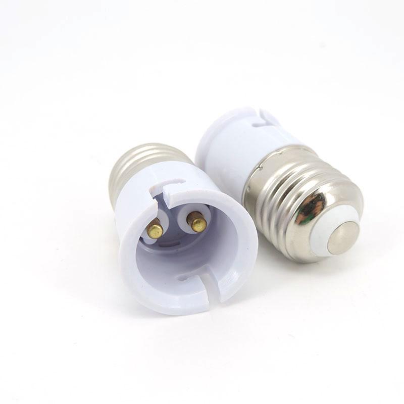 10pcs B22 To Screw E27 To B22 Lamp Base Socket Converter Light Bulb Adaptor Holder AC Power Adapter Lighting Parts