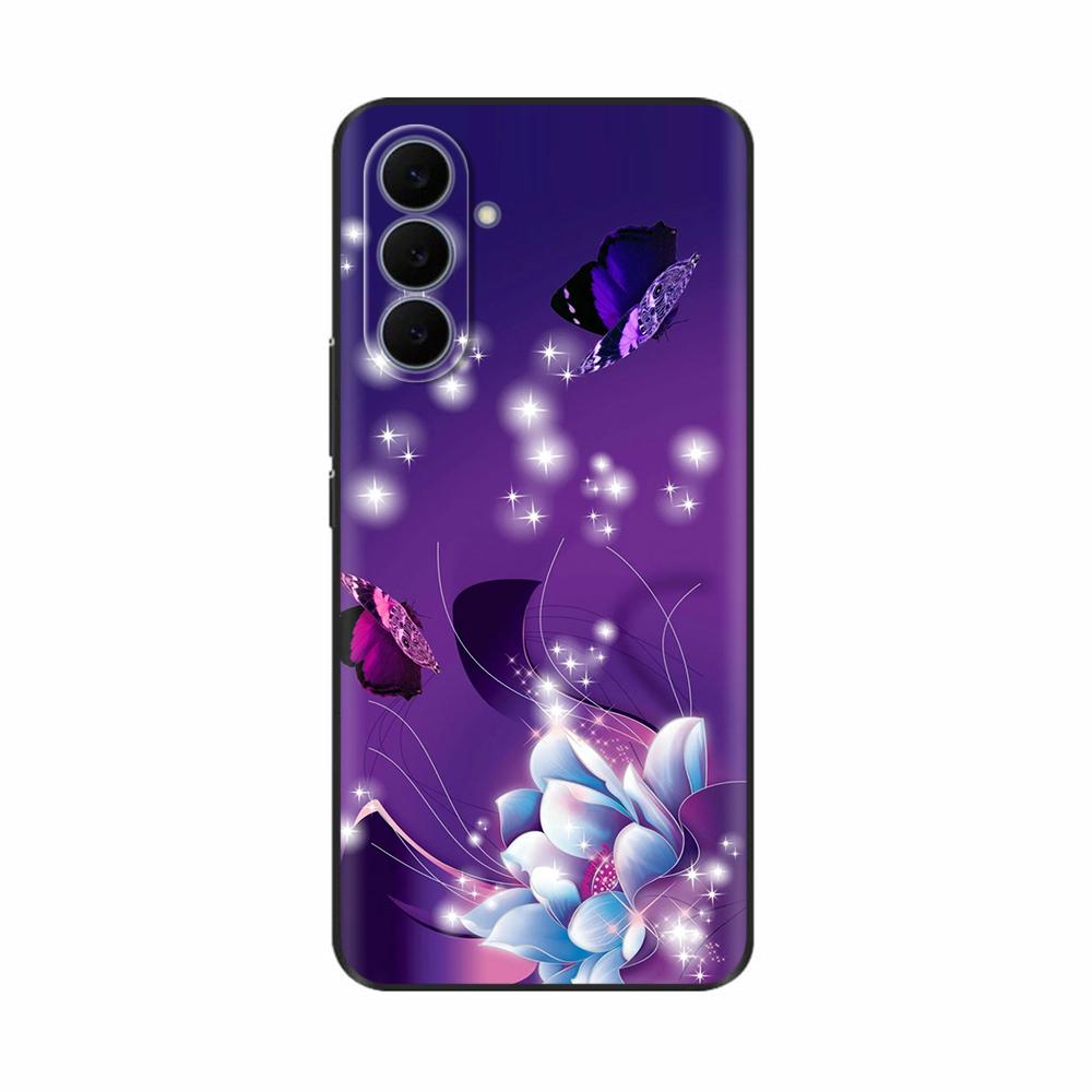 For Samsung Galaxy S25 FE Case Sweet Patterns Soft Liquid Silicone Cover For Samsung S25 FE Phone Cases S25FE Shockproof Fudnas