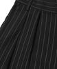 Seuweideu Wide Stripe Slacks [Black]