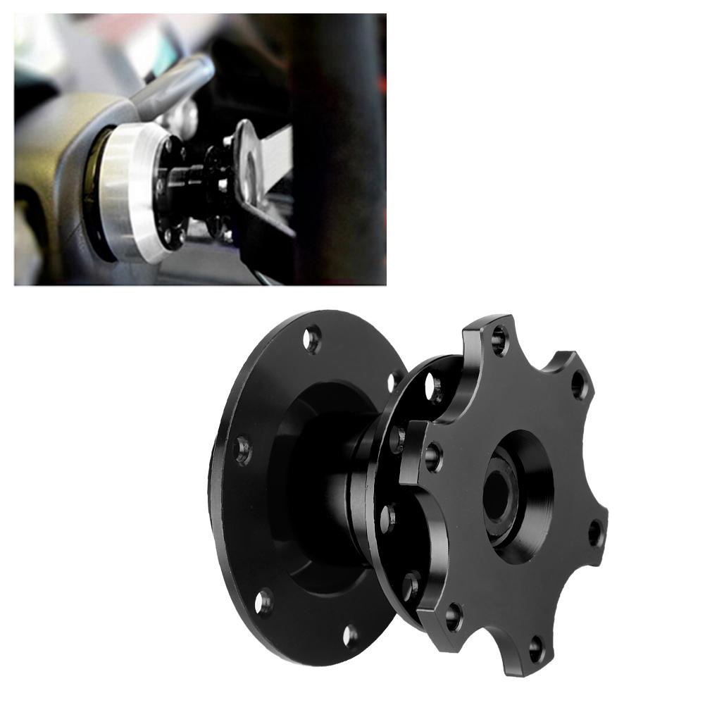 Car Steering Wheel Hub Quick Release Adapter Snap Off Kit with Screws