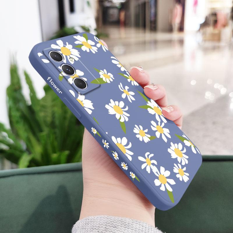 Flying Daisies Case For Samsung Galaxy A54 A34 A24 A16 A14 A05 A06 A73 A53 A33 A23 A13 A72 A52 A52S A32 A22 A12 A71 A51 4G 5G