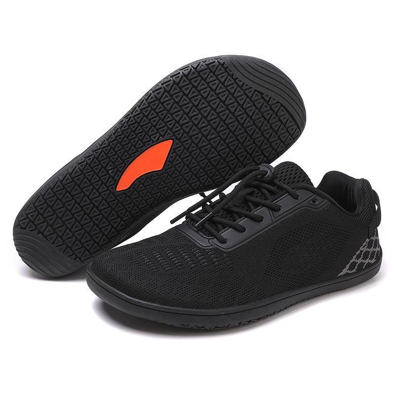 Men's Breathable Wide-Toe Barefoot Casual Shoes - Large Size, All-Season Walking Shoes
