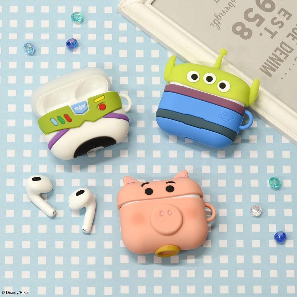 Gourmandise Pixar Silicone Buzz Lightyear Character/AirPods (3rd Generation) Case, DN-935BZ