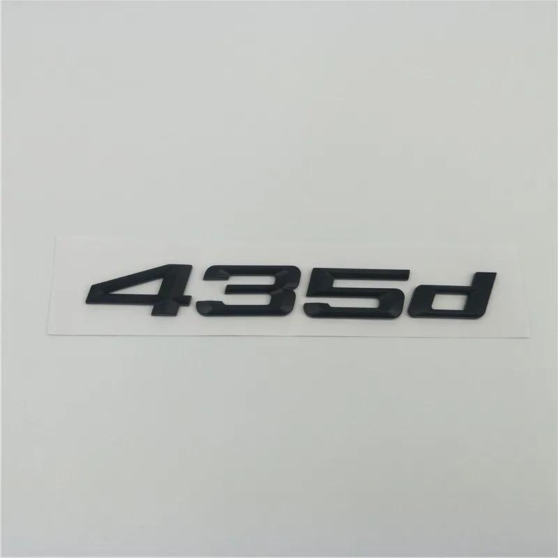 

3D ABS For BMW 4 Series F32 F33 F36 Black 420d 428d 430d 435d 440d 450d Emblem Logo Rear Trunk Back Number Letters Auto Decal matte black 450d