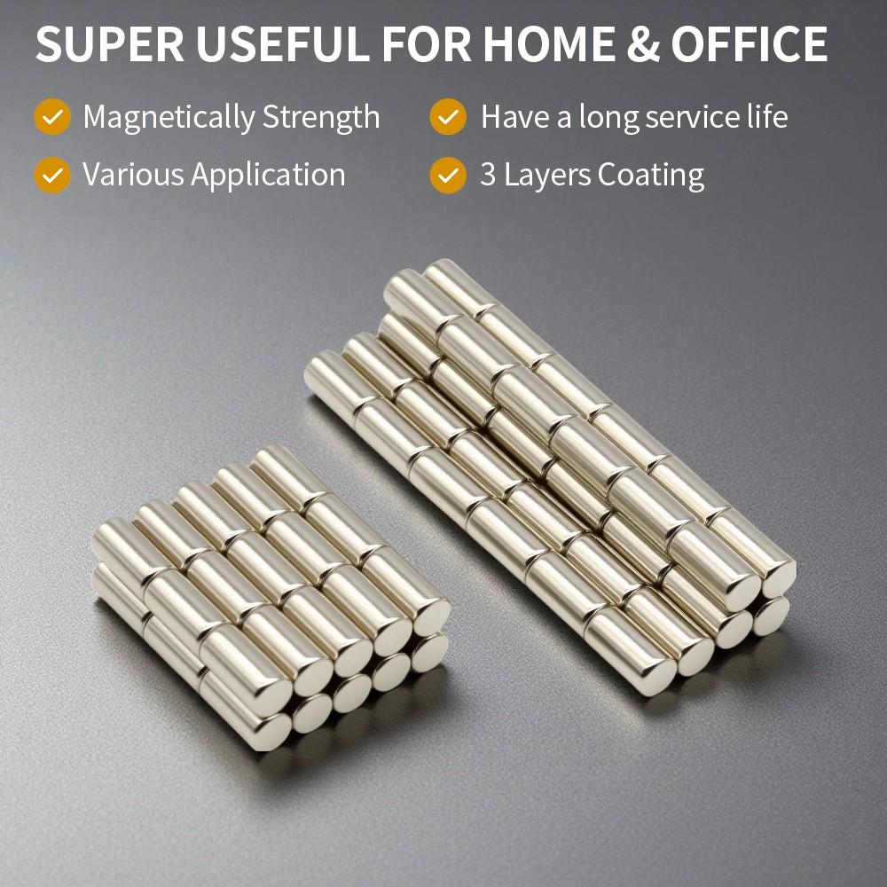 5X10MM Magnete Runde Kühlschrankmagnete für Büro-Whiteboard Geeignete Werkzeuge Zuhause Arbeitsplatz, Etc 5*10