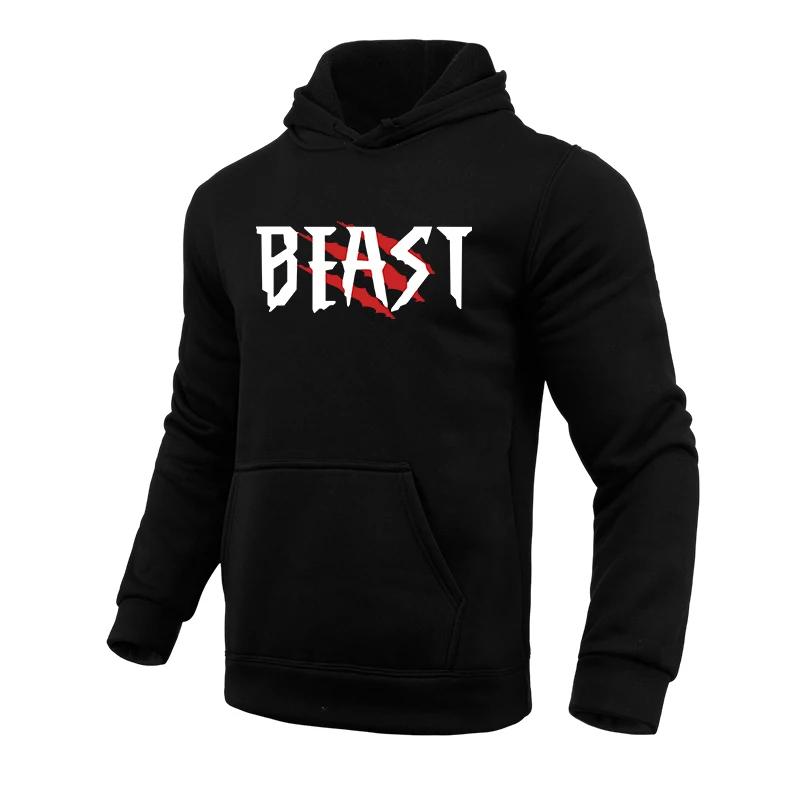 2025 Hot Sale Men's Hooded Sweatshirts High Quality Male Daily Casual Sports Pullover Gym Fitness Sweatshirts Men's Clothes