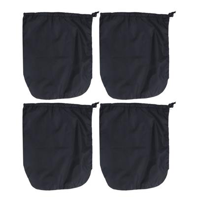 4DB Autó Visszapillantó Tükör Védőhuzat 190T Poliészter Taft Vízcsap Fagyvédő HuzatFekete