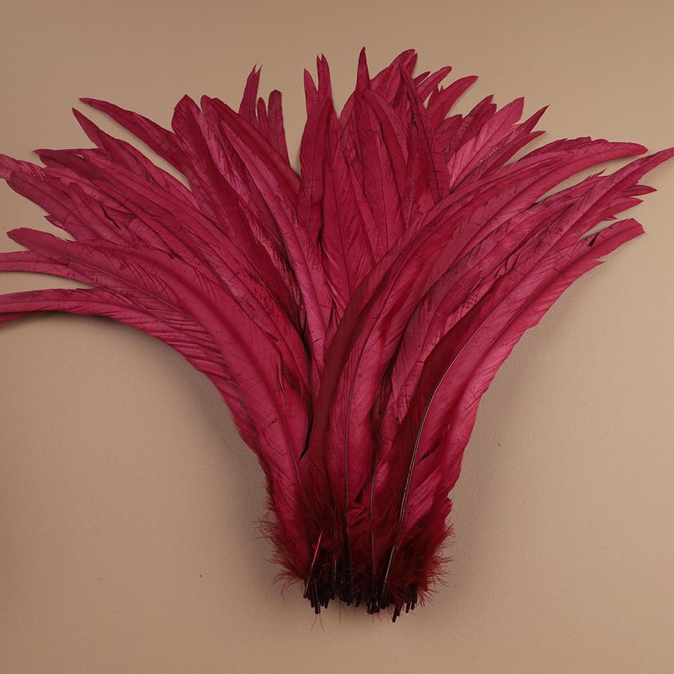 Rooster Feathers 35-40cm 40-45cm Handicraft Crafts DIY Natural Feather Handwork Party Plume Carnival Decoration
