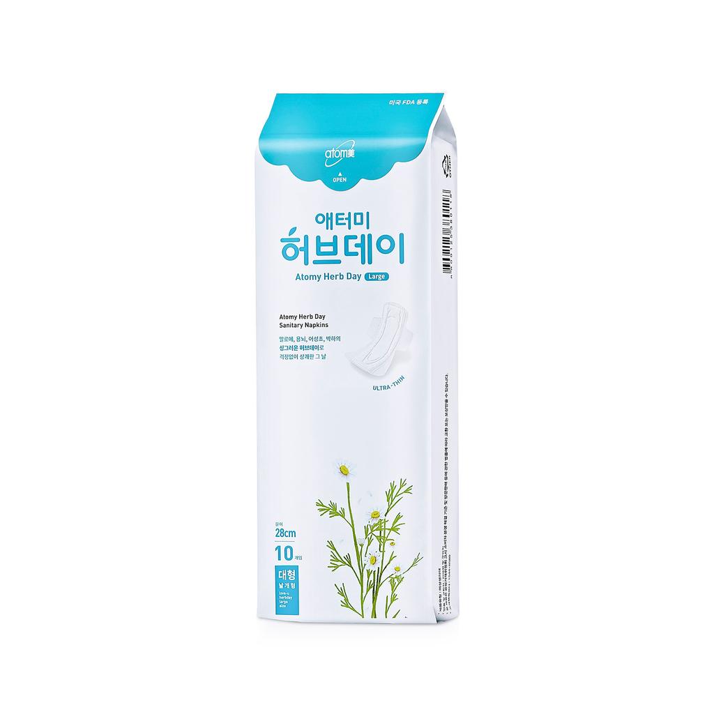 Atomy Herb Day Large (1 Pack/10 Pieces X 4 Pieces)