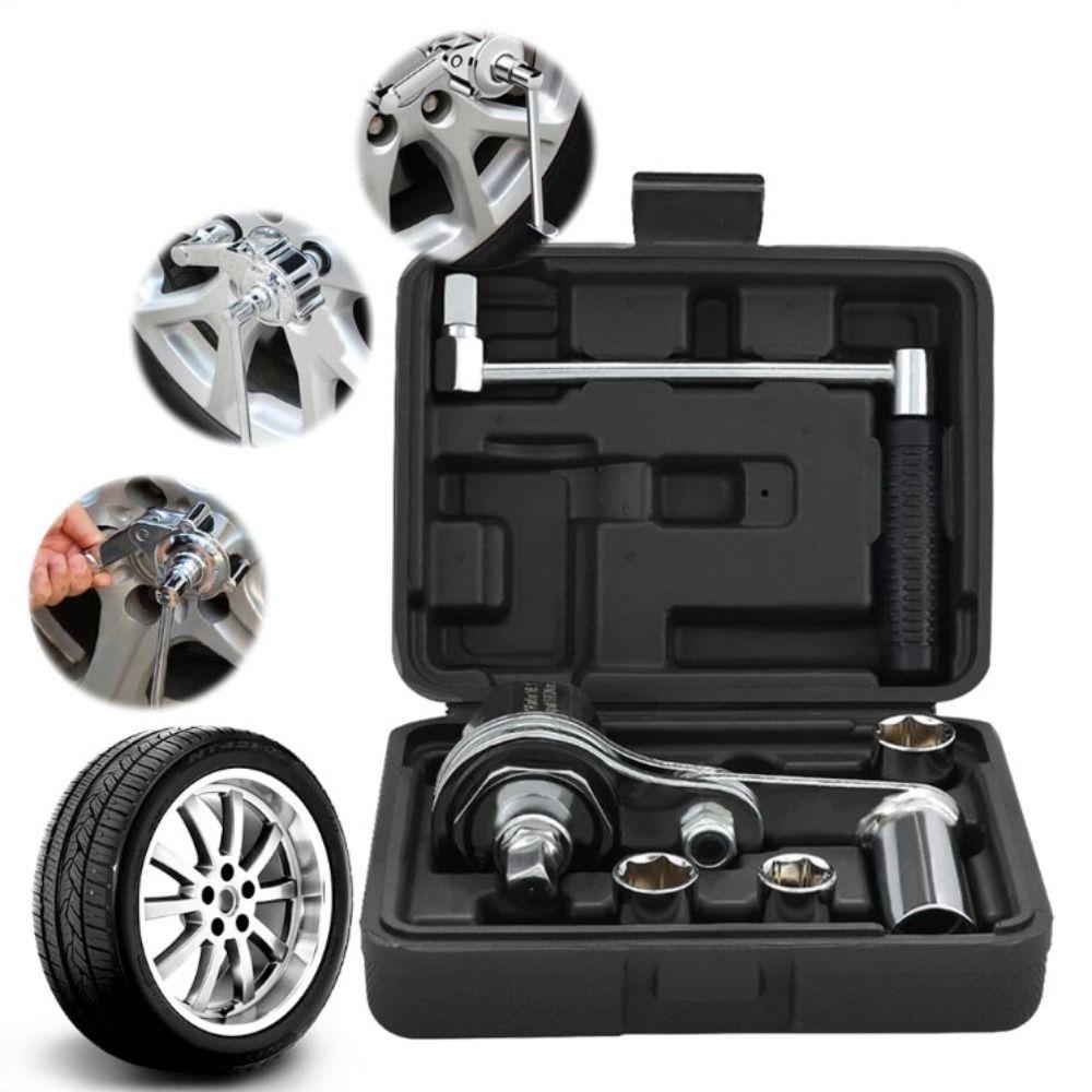With Socket Tire Nut Remover Chrome Steel Labor-Saving Wrench Tire Disassembly Tool  Tire Change