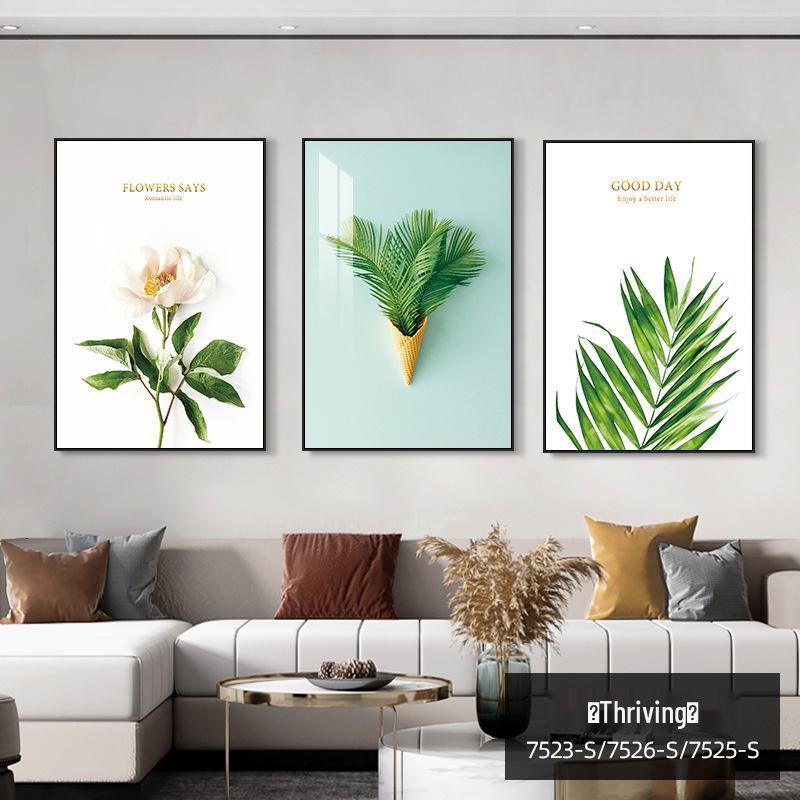 Nordic Minimalist Triptych: Modern Decorative Wall Art for Living Room, Bedroom, or Dining Area