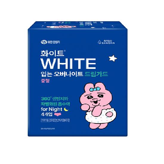 

Choose 1 of 2 White X Panty Rabbit Collaboration Sanitary Pads Overnight Dream M 4P wearing a panty rabbit