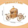 Carriage Jewelry Box Decor Holder Keepsake Organizer for Dresser Anniversaries Desktop