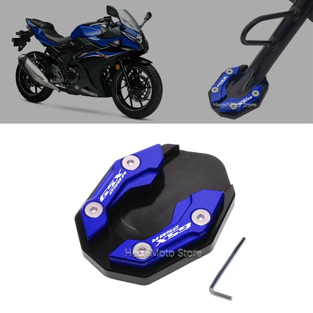 Для gsx250r GSX250R GSX 250R Мотоцикла Подножка Мотоцикла Боковой Кронштейн синий