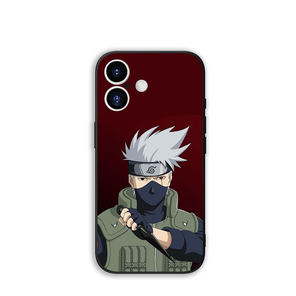 for Apple iPhone 16 15 14 Plus 13 12 Mini 17 Pro Max + ProMax 16E Air 15+ Phone Cover Case Kakashi Narutos Gaara Uchiha Sasuke