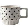 Shangqi Ceramic Office Coffee Mug, Horizontal Stripe