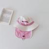 Children's Unisex Wide Brim Sun Hat with Shawl - Spring & Summer Korean Style