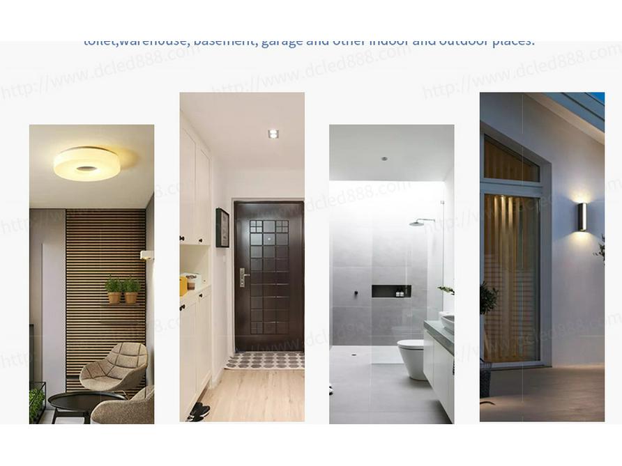 360° Recessed Infrared Ceiling Motion Sensor PIR