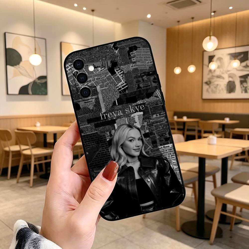 S-Singer F-Freya Skye-e Phone Case For Samsung Galaxy A73,A72,A71,A70,A53,A52,A51,Others Soft Black Cover