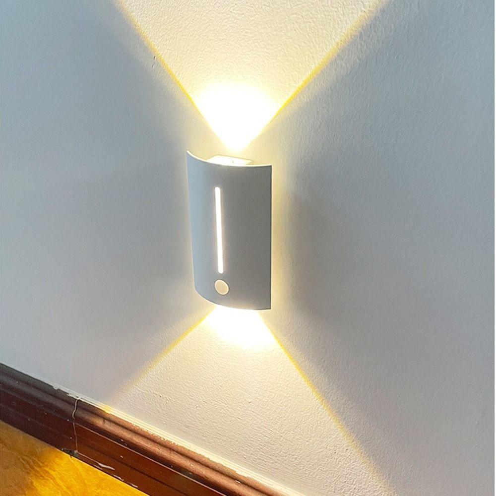 3 Colors Motion Sensor Night Light Eye Friendly Magnetic Wall Lamp LED Wall Sconce  Porch