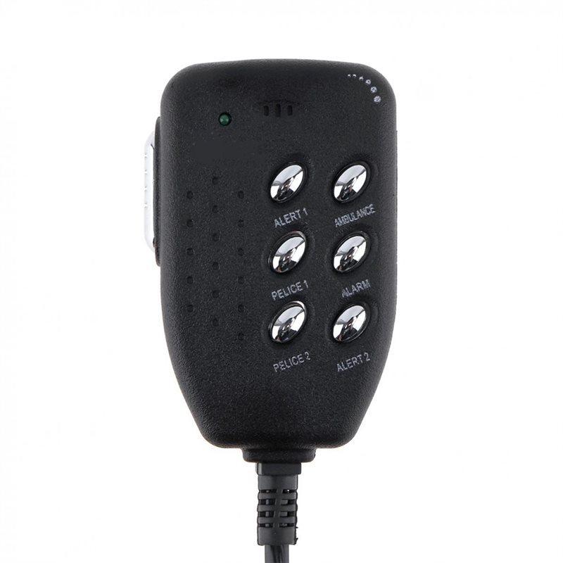 Car Truck Vehicle Speaker Portable 6-Tones Loud Horn Megaphone Alarm Motorcycle Auto Warning Alarm