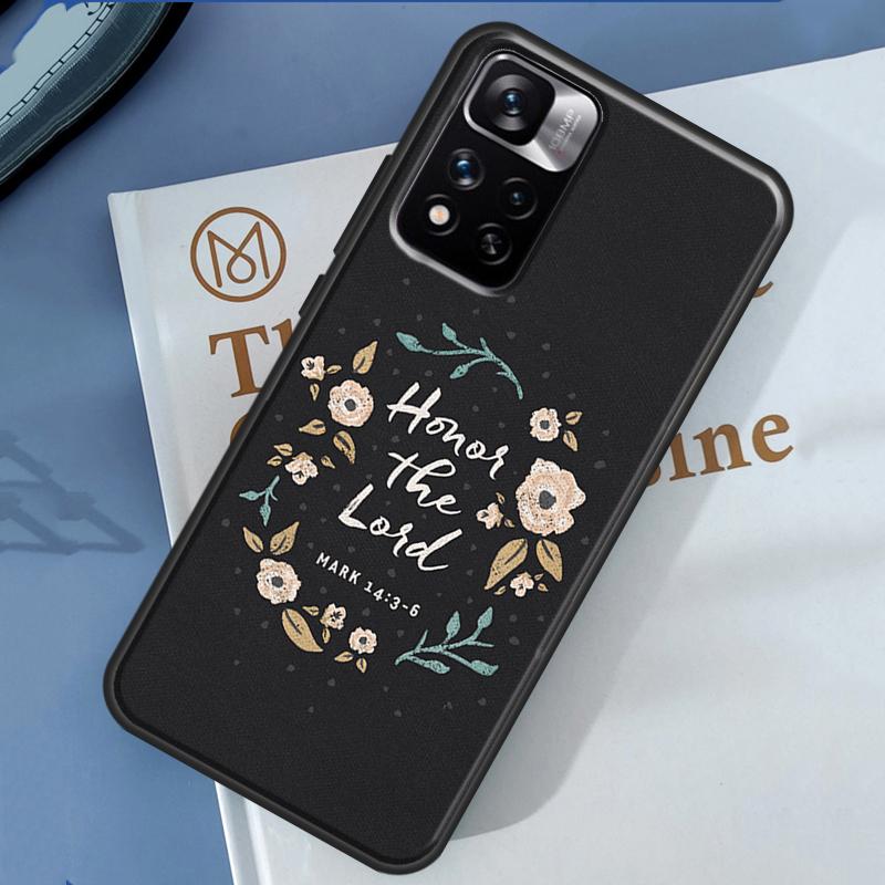 Bible Verse Quotes Case For Xiaomi Redmi Note 14 13 Pro 12 11 9 10 9S 10S 11S 12S Redmi 13C 10C 12C 14C Cover